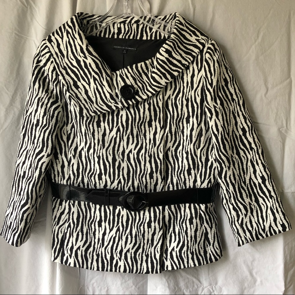 Jacket-Zebra print